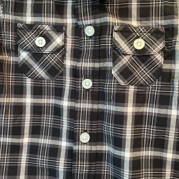 Carters Baby Boy Long Sleeve Button Down Shirt - Size 9M - Picture 2 of 5